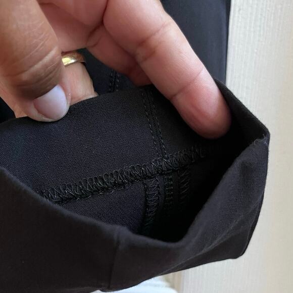 Talbots Black Portland Side Zipper Slim Leg Petite Size 8 Pants 24.5 Inch Inseam - Picture 6 of 14